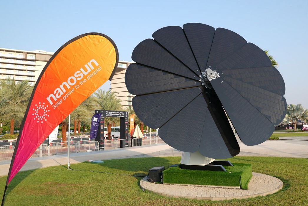 Our Smartflower shone at the WMF World Cup in Ras Al Khaimah, UAE